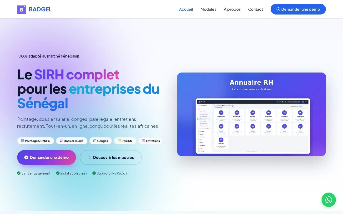 BADGEL — Logiciel / SaaS / SIRH