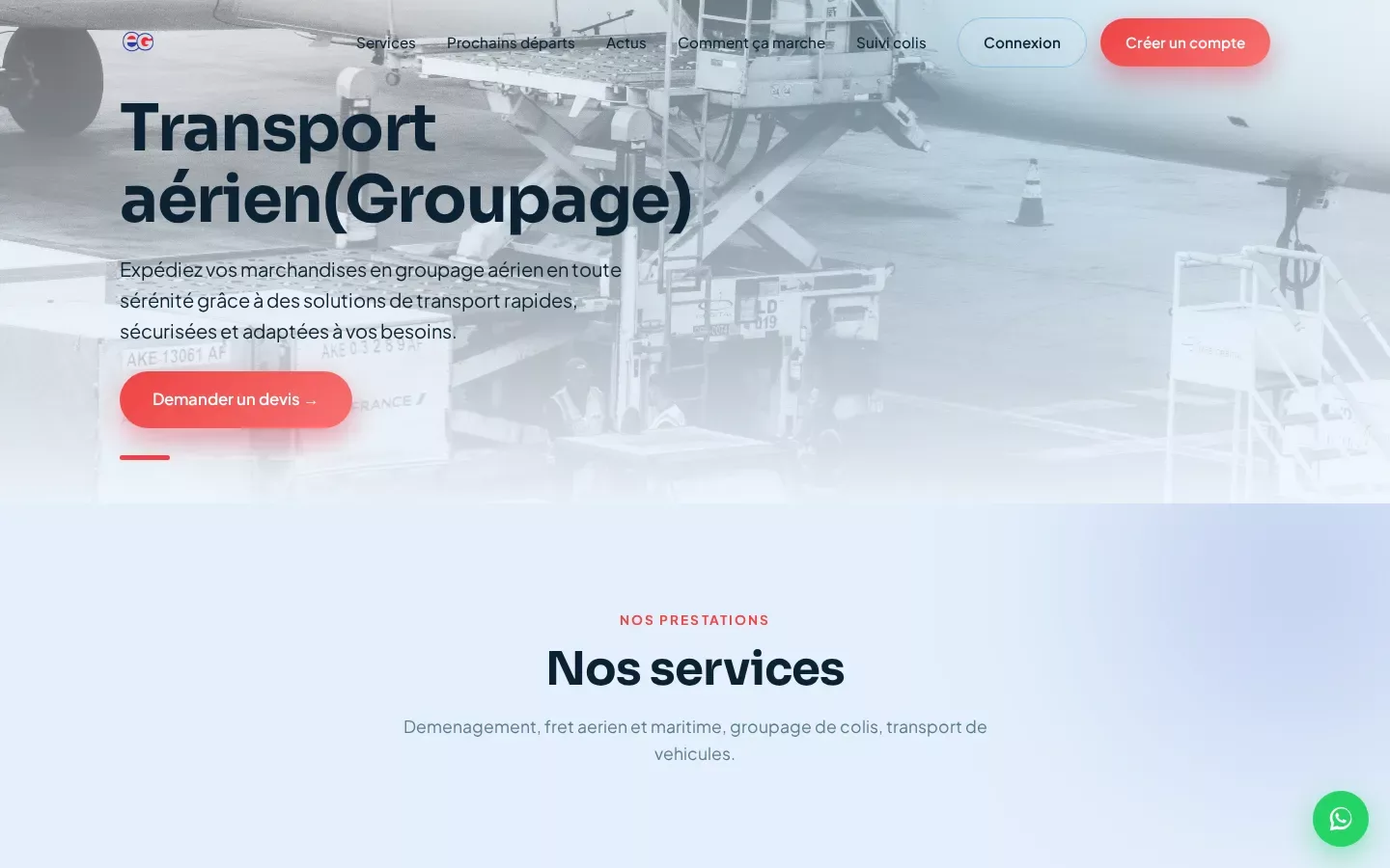 EASY-GROUPAGE — Plateforme Web / Logistique